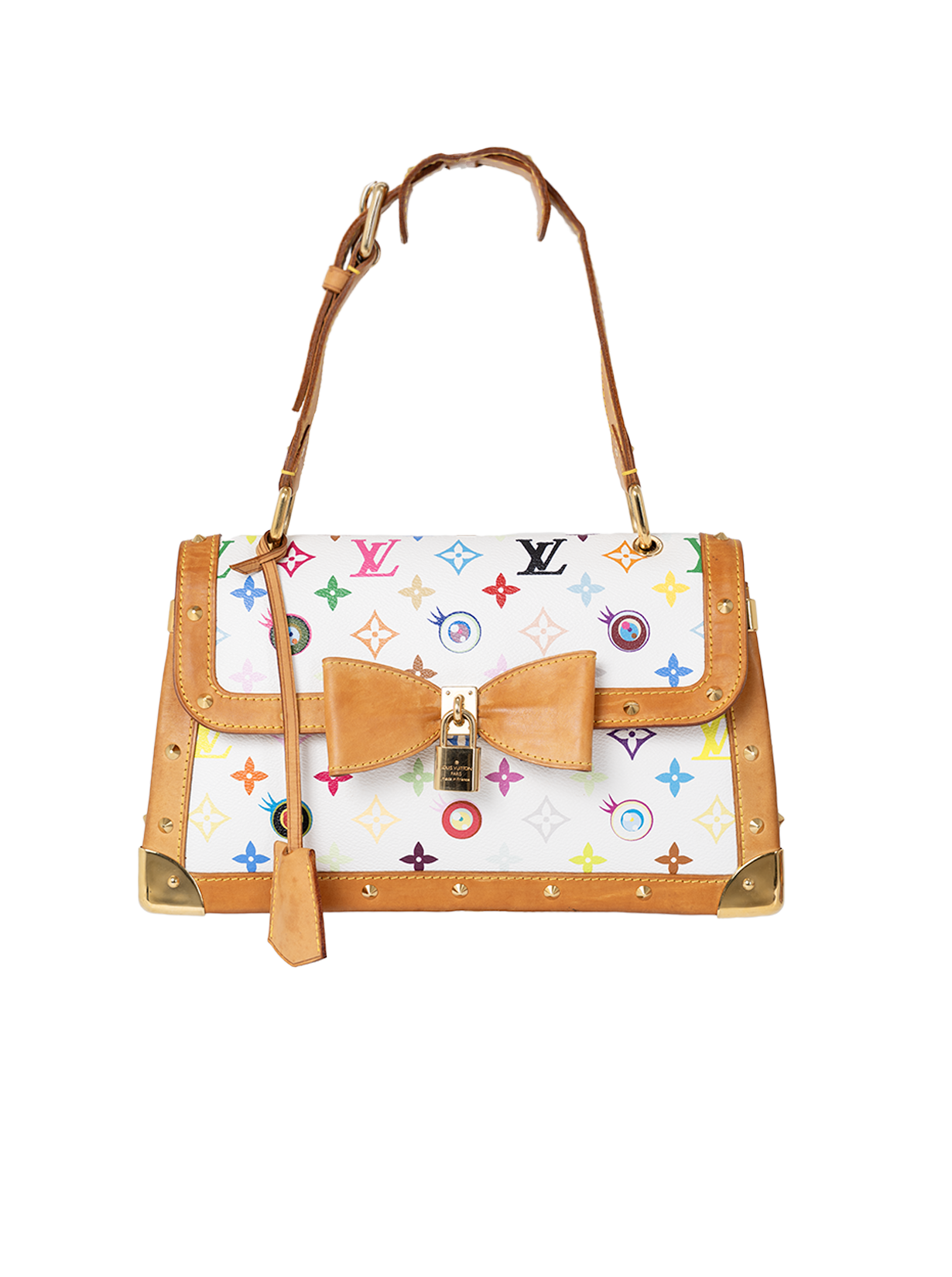 2003 WHITE MONOGRAM “EYE NEED YOU” BAG