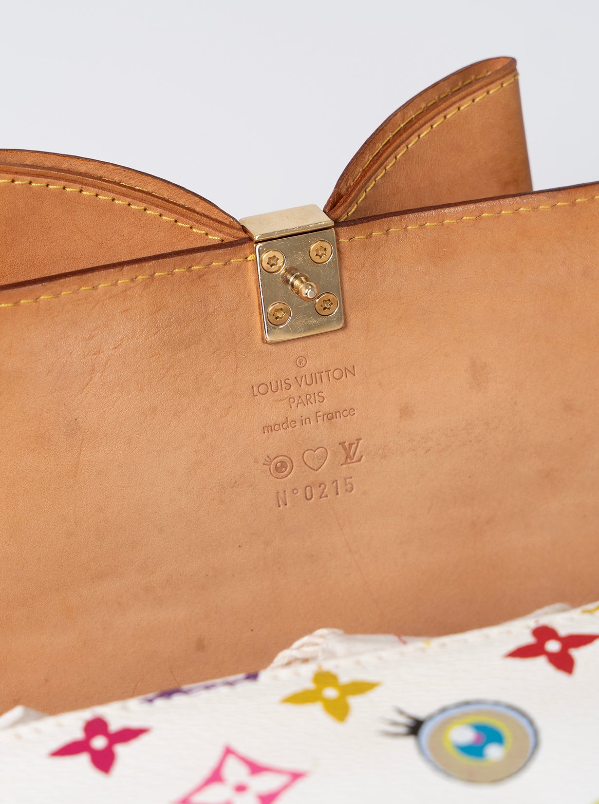 2003 WHITE MONOGRAM “EYE NEED YOU” BAG