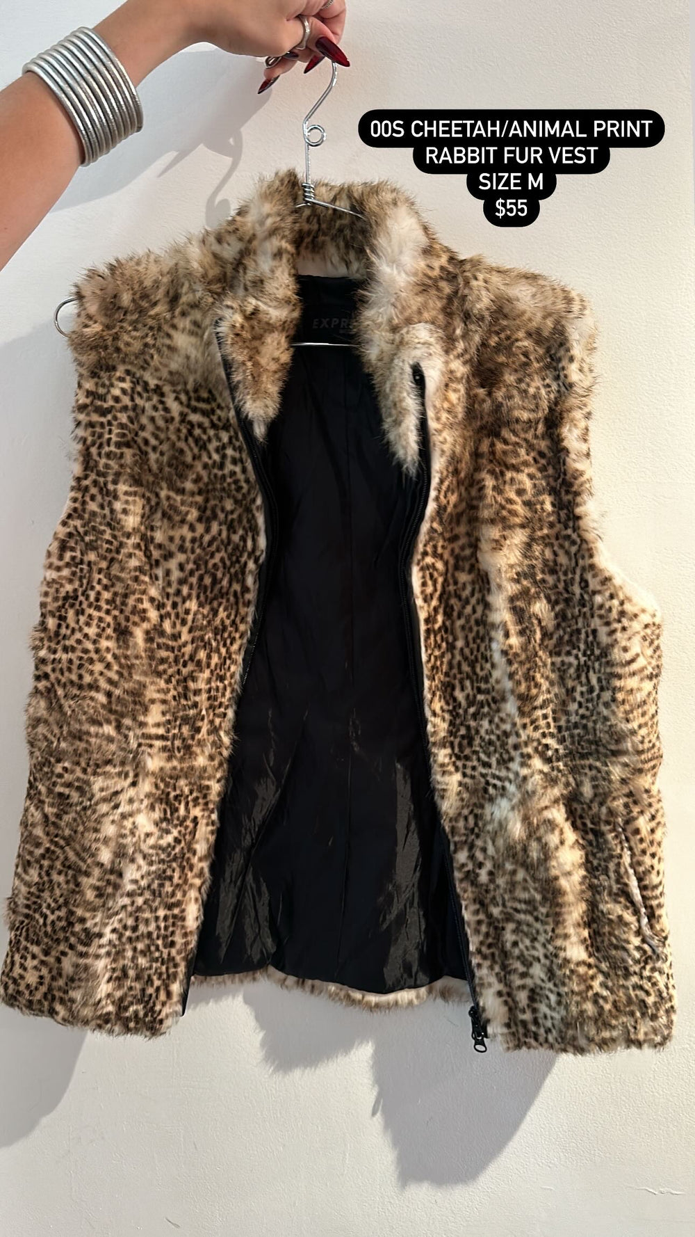 00’S ANIMAL PRINT VEST