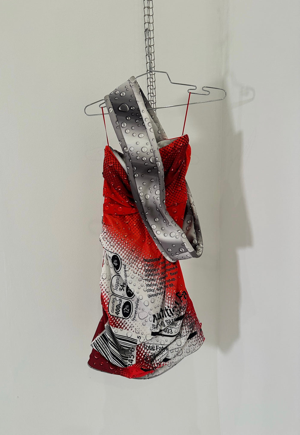 SODA CAN PRINT DRESS