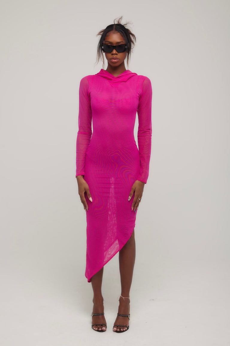 Vintage hooded dress cheap